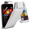 Microsoft Lumia 535 - Leather Flip Case White (OEM)