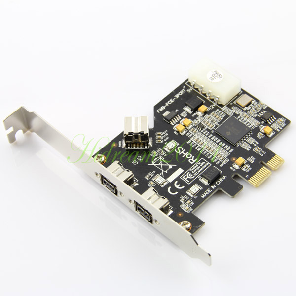 Scheda PCI-Express FireWire 1394a - Controller IEEE 1394 | 800Mbps | Per Dispositivi Audio/Video