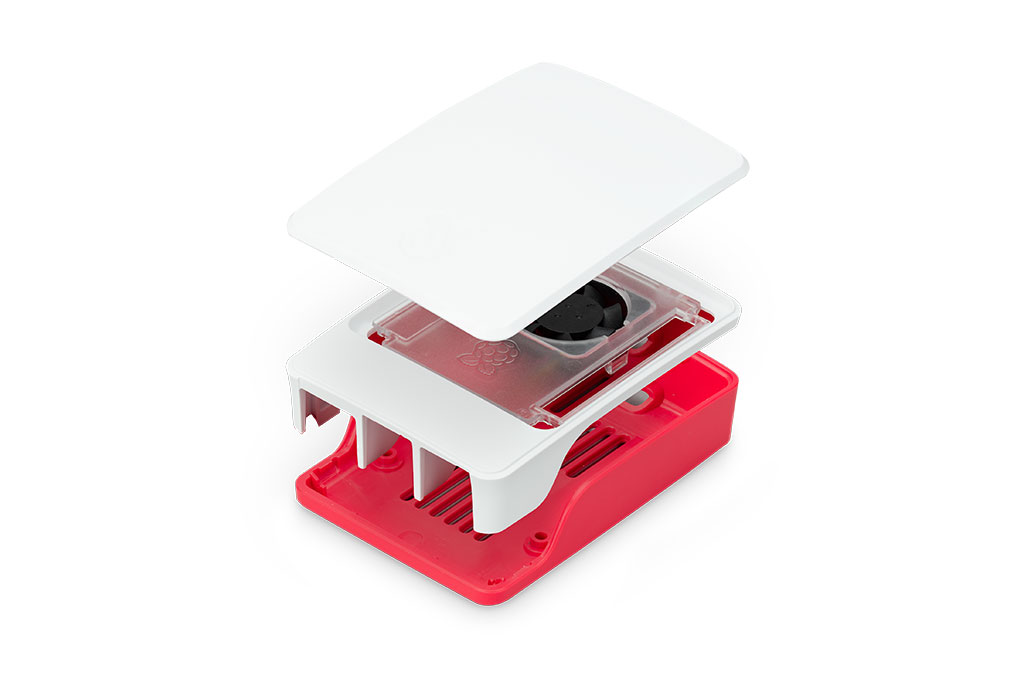 Raspberry Pi 5 white case in category Electronics/Raspberry Pi at Easy