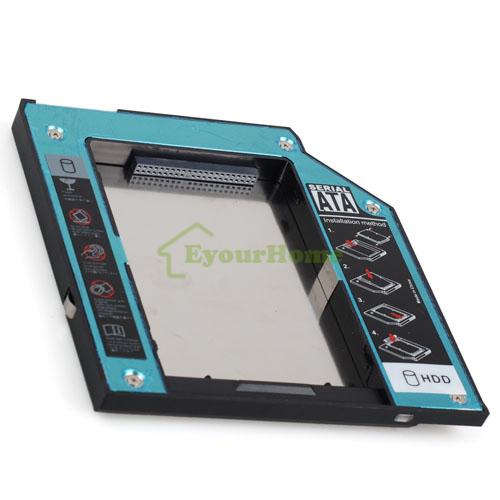 Laptop 2nd HDD 9.5mm caddy Pata-Pata/Ide HARD DISK (Θήκη 2ου σκληρού δίσκου σε φορητό υπολογιστή)