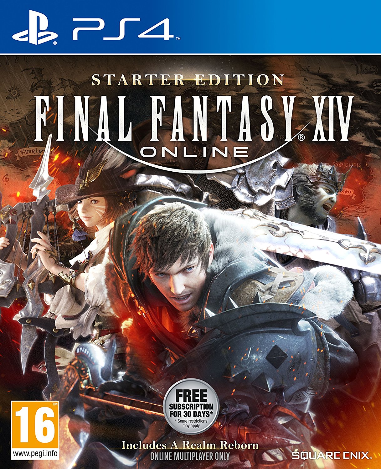 PS4 GAME Final Fantasy XIV Online Starter Edition MTX Eas Snif gr