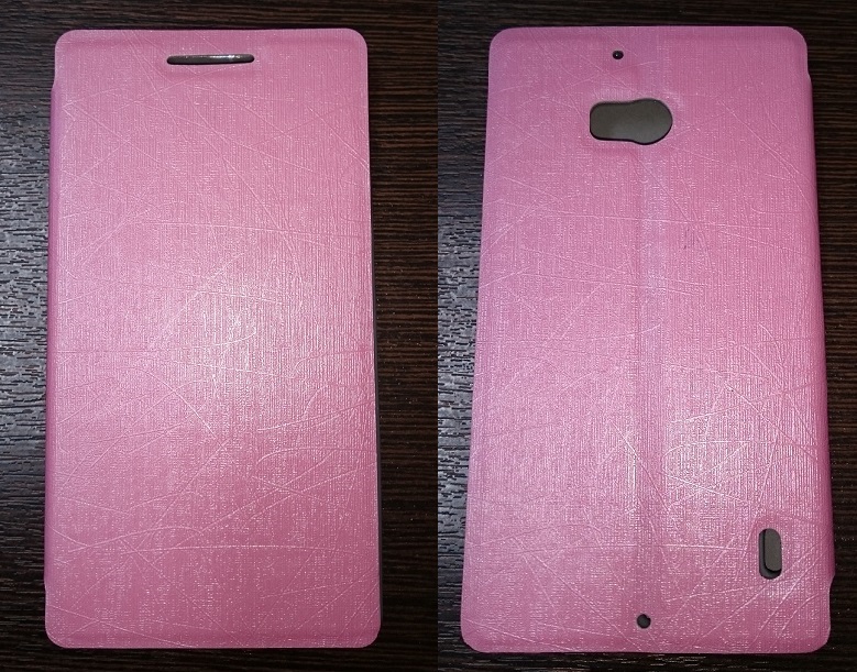 Nokia Lumia 930 - Leather Stand Case Pink (ΟΕΜ)