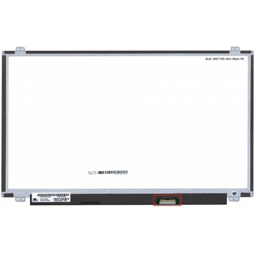 Schermo LCD 39,6 Cm (15,6 Pollici) Full HD 1080p Per Laptop – WUXGA LED, Matte O Lucido, 30 Pin – Modello HB156FH1-301 / N156HGE-EA2 - 3
