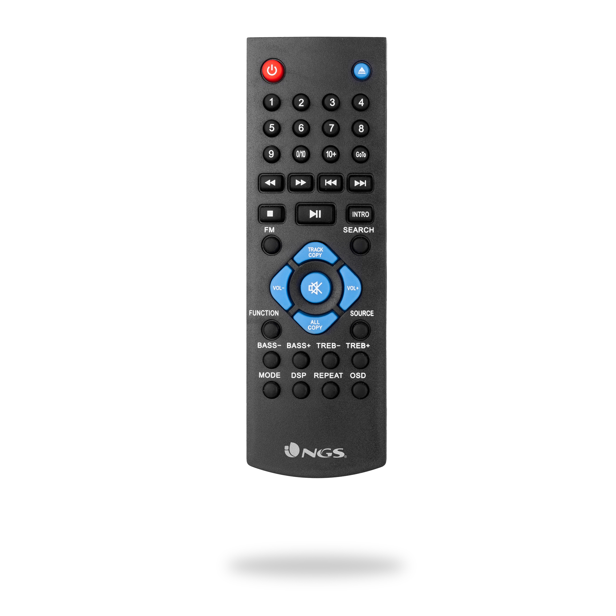 NGS Ηχοσύστημα 2 Skybox 60W με CD Player και Bluetooth Μαύρο