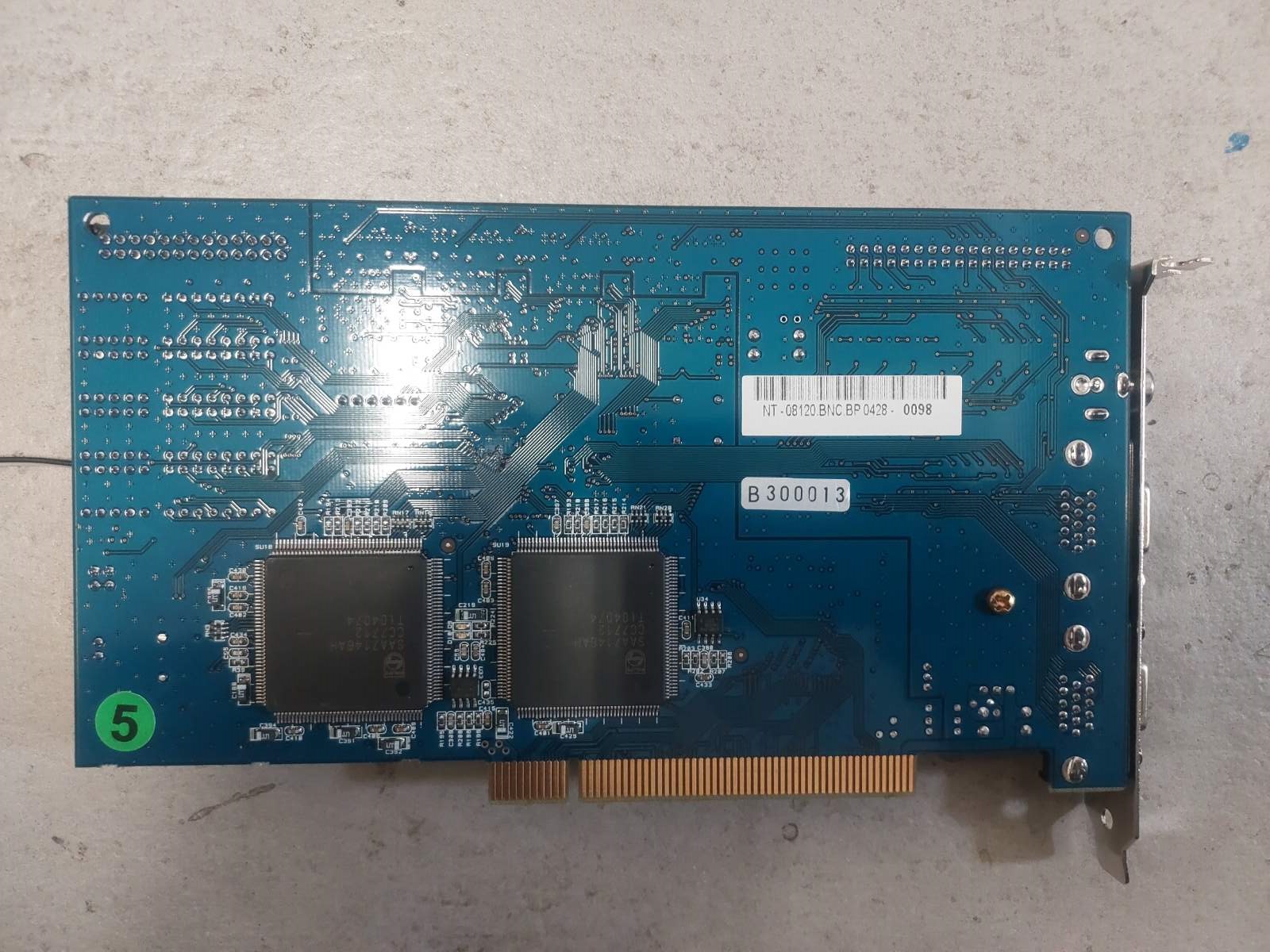 PCI DVR CARD NT-08120 BOARD D-TYPE 8-CHANNELS B300013