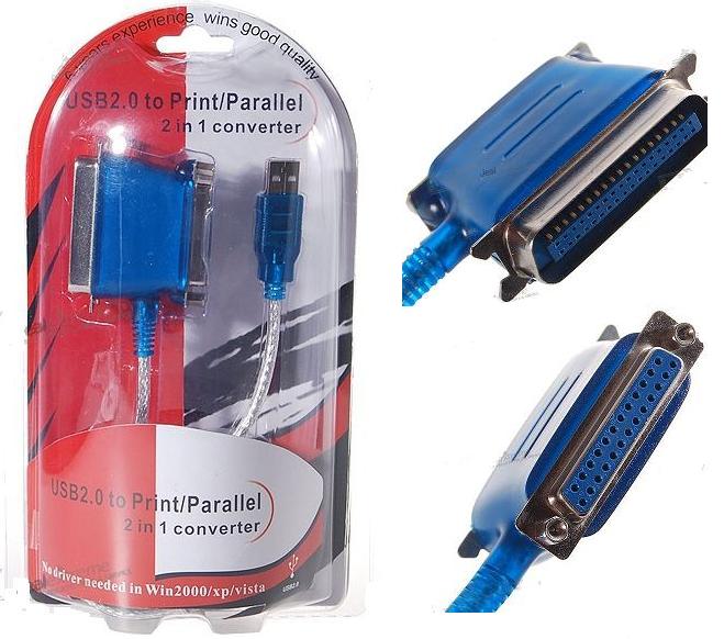 USB 2.0 to Parallel/Printer Cable Adapter (OEM) Eas Snif.gr