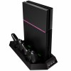 Kootek Κάθετη Βάση για PS4 - Ανεμιστήρα Ψύξης Ελεγκτής Σταθμός φόρτισης με το παιχνίδι και αποθήκη Dualshock φορτιστής Kootek Κάθετη Βάση για PS4 - Ανεμιστήρα Ψύξης Ελεγκτής Σταθμός φόρτισης με το παιχνίδι και αποθήκη Dualshock φορτιστής