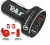 Φορτιστής αυτοκινήτου 1 xUSB QC3, 1xTYPE-C, 1xSMART US FAST CHARGE 5.4A Tellur TLL151051 Φορτιστής αυτοκινήτου 1 xUSB QC3, 1xTYPE-C, 1xSMART US FAST CHARGE 5.4A Tellur TLL151051