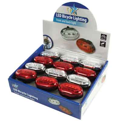 HQ Φώτα Ποδηλάτου με LED σε Επιτραπέζιο Stand TORCH-L-BOX 08