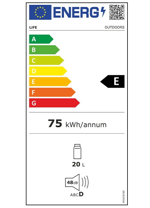 Ηλεκτρικό φορητό ψυγείο 20L, 12V & 220-240V LIFE