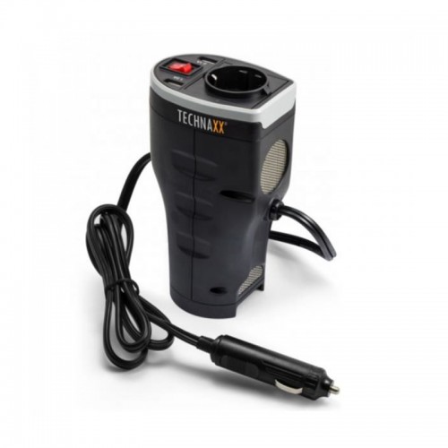 Technaxx Car Power Inverter with 2 USB Ports (TE-13)