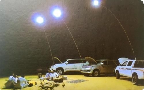 FR-01-C-COB 360 Light 5M 500W Ourdoor Multifunction Led Fishing Light 6000k 5m