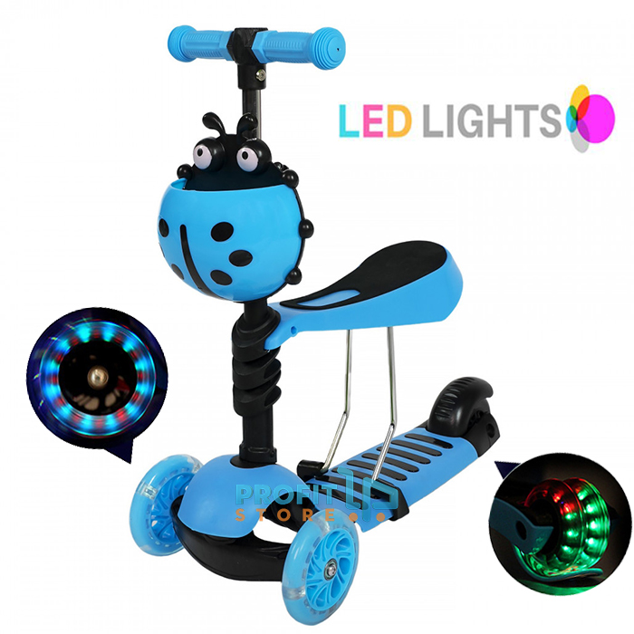 PR16 Kids 3-Wheel Tricycle with Seat (Blue)