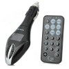 FM Transmitter Car MP3 Player with Memory Card Slot & Backlit Screen (USB + Remote) - Green (OEM) + Remote Control + Memory Card Slod and Screen / USB