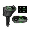 FM Transmitter Car Kit with MP3 Player, LCD Backlight, Remote & USB QP0026 (Green)