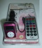 Car MP3 FM Transmitter Modulator 8 in 1 Magenta (OEM)