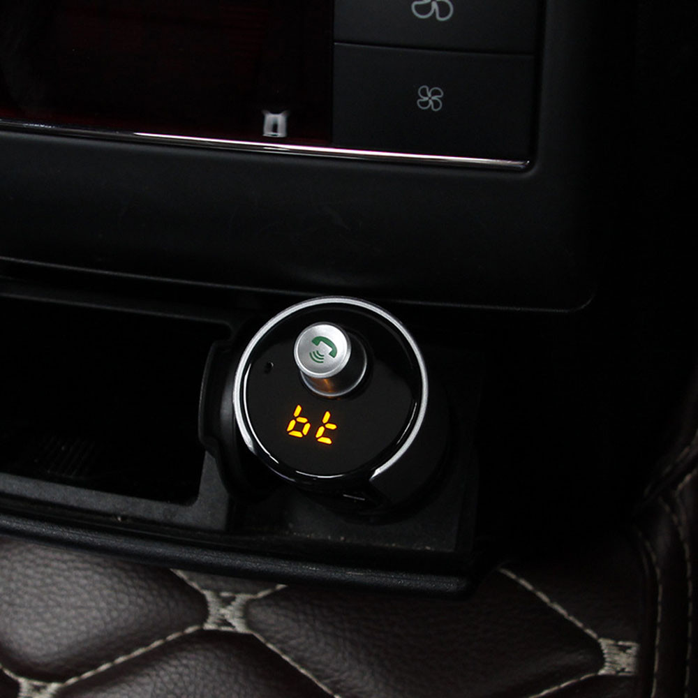 Bluetooth FM Transmitter Modulator with Dual USB Charger & Car MP3 Player Multifunction LCD Display (OEM)