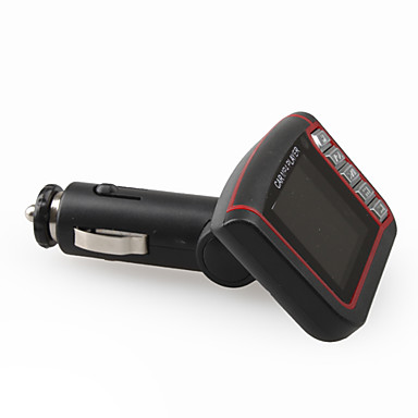 CAR MP3/MP4 FM TRANSMITTER MODULATOR IF3 With REMOTE CONTROL, USB, SD, MMC, MP3/MP4 High Quality PLAYER 12/24V (OEM) - Black