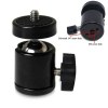 360° Rotating Swivel Mini Ball Head Screw Tripod Mount for Canon, Nikon, Sony DSLR Cameras, Camcorders & LED Lights (1/4-inch)