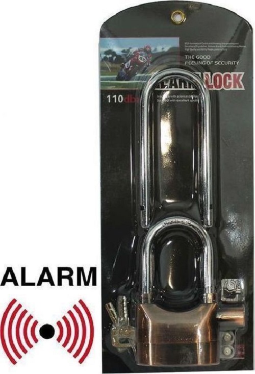 Machine Padlock with 110 dB Alarm from ALARM DISC LOCK OEM SD-2292