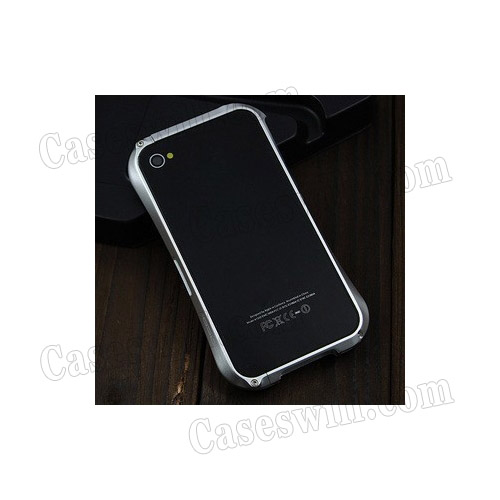 Deff Μεταλλική Θήκη Bumper Cleave για iPhone 4/4S - Ασημί