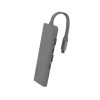 Allocacoc DockingHUB | USB-C | Multi-Port Pass Through αντάπτορας (USB-C, USB 3, SD/MicroSD, HDMI) σε χρώμα Grey Allocacoc DockingHUB | USB-C | Multi-Port Pass Through αντάπτορας (USB-C, USB 3, SD/MicroSD, HDMI) σε χρώμα Grey