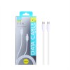 Data Cable Type-C to Type-C Ellietech 1M/2A White Data Cable Type-C to Type-C Ellietech 1M/2A White