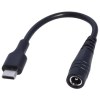 DC Type-c Female To 5.5*2.1 Female Cables 5521 Power Jack DC Power Conector 5.5x2.1 Adapter USB Type C Converter DC Type-c Female To 5.5*2.1 Female Cables 5521 Power Jack DC Power Conector 5.5x2.1 Adapter USB Type C Converter