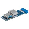 Goobay Μετατροπέας με 2 Θηλυκές Θύρες USB 3 55006 Goobay Μετατροπέας με 2 Θηλυκές Θύρες USB 3 55006