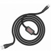 Καλώδιο σύνδεσης Hoco S4 USB σε TYPE-C Μαύρο 1.2m με ένδειξη φόρτισης Καλώδιο σύνδεσης Hoco S4 USB σε TYPE-C Μαύρο 1.2m με ένδειξη φόρτισης