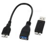 Micro USB 3 OTG Host Cable w/ Adapter for Samsung Galaxy Note 3 / Flash Disk / SSD (OEM) Micro USB 3 OTG Host Cable w/ Adapter for Samsung Galaxy Note 3 / Flash Disk / SSD (OEM)