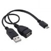 Καλώδιο micro USB αρσ. σε USB A 2 αρσ. και USB A 2 θηλ. 1.2m (Oem) (Bulk) Καλώδιο micro USB αρσ. σε USB A 2 αρσ. και USB A 2 θηλ. 1.2m (Oem) (Bulk)