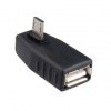 Αντάπτορας USB 2 A Θηλυκό σε Micro USB 5 pin Αρσενικό Δεξιά Γωνία 90 μοιρών (OEM) Αντάπτορας USB 2 A Θηλυκό σε Micro USB 5 pin Αρσενικό Δεξιά Γωνία 90 μοιρών (OEM)