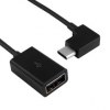 USB 3.1 Type C Male to USB 2 A Female OTG Cable - Black (OEM) USB 3.1 Type C Male to USB 2 A Female OTG Cable - Black (OEM)