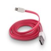 USB Cable Silicone για iPhone 5 / 5s / 6 pink USB Cable Silicone για iPhone 5 / 5s / 6 pink