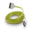 Καλώδιο USB Σιλικόνης πράσινο για iPhone 3G 3GS 4 4S Καλώδιο USB Σιλικόνης πράσινο για iPhone 3G 3GS 4 4S