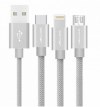 ΓΡΗΓΟΡΗΣ ΦΟΡΤΙΣΗΣ ΚΑΛΩΔΙΟ 3 ΣΕ 1 - LIGHTNING / TYPE-C / MICRO USB JELLICO GS-13 ΑΣΗΜΙ ΓΡΗΓΟΡΗΣ ΦΟΡΤΙΣΗΣ ΚΑΛΩΔΙΟ 3 ΣΕ 1 - LIGHTNING / TYPE-C / MICRO USB JELLICO GS-13 ΑΣΗΜΙ