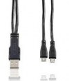 Καλώδιο σύνδεσης Ancus αρσενικο USB σε Διπλό Αρσενικό Micro USB 1 μετρο Καλώδιο σύνδεσης Ancus αρσενικο USB σε Διπλό Αρσενικό Micro USB 1 μετρο