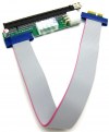 PCI-E 16X to 1X Adapter Riser Cable with Molex 4pin & PCI-E 6pin Power Connector OEM PCI-E 16X to 1X Adapter Riser Cable with Molex 4pin & PCI-E 6pin Power Connector OEM