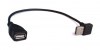 Powertech Καλώδιο USB 2 A αρσενικό με Γωνία 90o σε USB 2 A θηλυκό 20cm Μαύρο CAB-U069 Powertech Καλώδιο USB 2 A αρσενικό με Γωνία 90o σε USB 2 A θηλυκό 20cm Μαύρο CAB-U069
