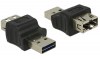DELOCK Easy USB 2(Μπορεί να χρησιμοποιηθεί και από τις δύο πλευρές) A αρσ. σε Easy USB 2 A θηλ. 65640 DELOCK Easy USB 2(Μπορεί να χρησιμοποιηθεί και από τις δύο πλευρές) A αρσ. σε Easy USB 2 A θηλ. 65640