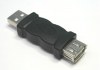 Μετατροπέας USB 2 θηλ. σε USB 2 αρσ. Μαύρο (Oem) (Bulk) Μετατροπέας USB 2 θηλ. σε USB 2 αρσ. Μαύρο (Oem) (Bulk)