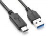 30cm USB-C USB 3.1 Type-C Male to Standard Type-A Male Data Cable (OEM) U3-199-BK-0.3M 30cm USB-C USB 3.1 Type-C Male to Standard Type-A Male Data Cable (OEM) U3-199-BK-0.3M