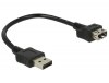DELOCK Easy USB 2(Μπορεί να χρησιμοποιηθεί και από τις δύο πλευρές) A αρσ. σε Easy USB 2 A θηλ. Shape Cable 22cm 83662 DELOCK Easy USB 2(Μπορεί να χρησιμοποιηθεί και από τις δύο πλευρές) A αρσ. σε Easy USB 2 A θηλ. Shape Cable 22cm 83662