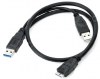 USB 3 to Micro USB 3 B male with USB Charging Connection Cable Black 0.6m (OEM) USB 3 to Micro USB 3 B male with USB Charging Connection Cable Black 0.6m (OEM)