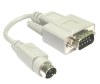 6-PIN MINI DIN PS2 MALE TO 9-PIN MALE DB9 15CM ADAPTER 6-PIN MINI DIN PS2 MALE TO 9-PIN MALE DB9 15CM ADAPTER