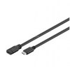 Goobay extension cable C USB 3.1 plug> C USB 3.1 connector black, 1 meter Goobay extension cable C USB 3.1 plug> C USB 3.1 connector black, 1 meter