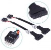 USB 3 20-Pin Motherboard Header Female To USB 2 9-Pin Male USB 3 20-Pin Motherboard Header Female To USB 2 9-Pin Male