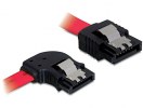 DELOCK Καλώδιο Δεδομένων SATA II 7pin Ίσιο σε Αριστερή Γωνία 3Gb/s 50cm 82603
