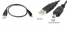 2m USB 2.0 Type-A Male to 4-Pin FireWire (IEEE 1394) Cable Adapter (OEM)